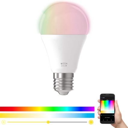 Lâmpada LED RGB com regulação CONNECT E27/9W - Eglo