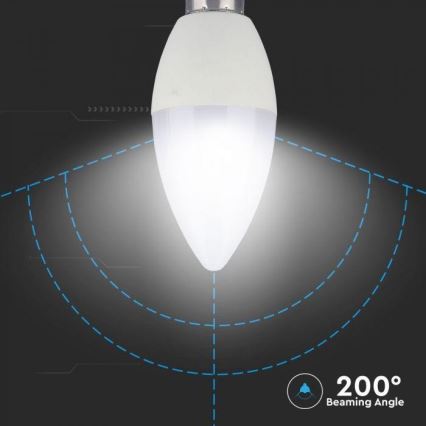 Lâmpada LED RGB com regulação E14/3,5W/230V 6400K + CR