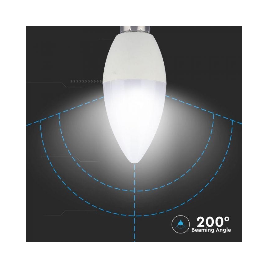 Lâmpada LED RGB com regulação E14/3,5W/230V 6400K + CR
