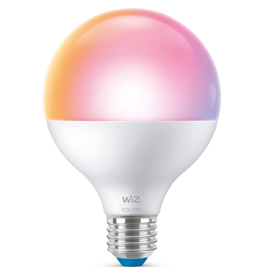 Lâmpada LED RGB com regulação G95 E27/11W/230V 2200-6500K Wi-Fi - WiZ