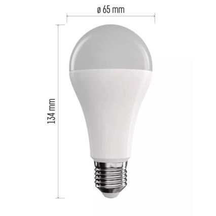 Lâmpada LED RGB com regulação GoSmart A65 E27/14W/230V 2700-6500K Tuya
