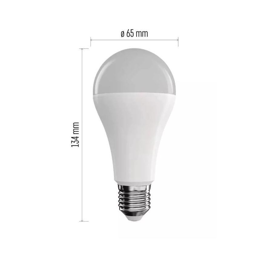 Lâmpada LED RGB com regulação GoSmart A65 E27/14W/230V 2700-6500K Tuya