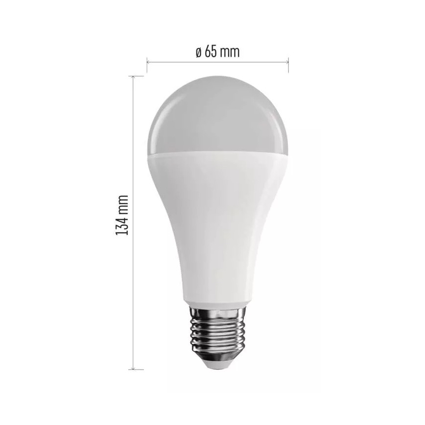 Lâmpada LED RGB com regulação GoSmart A65 E27/14W/230V 2700-6500K Wi-Fi Tuya