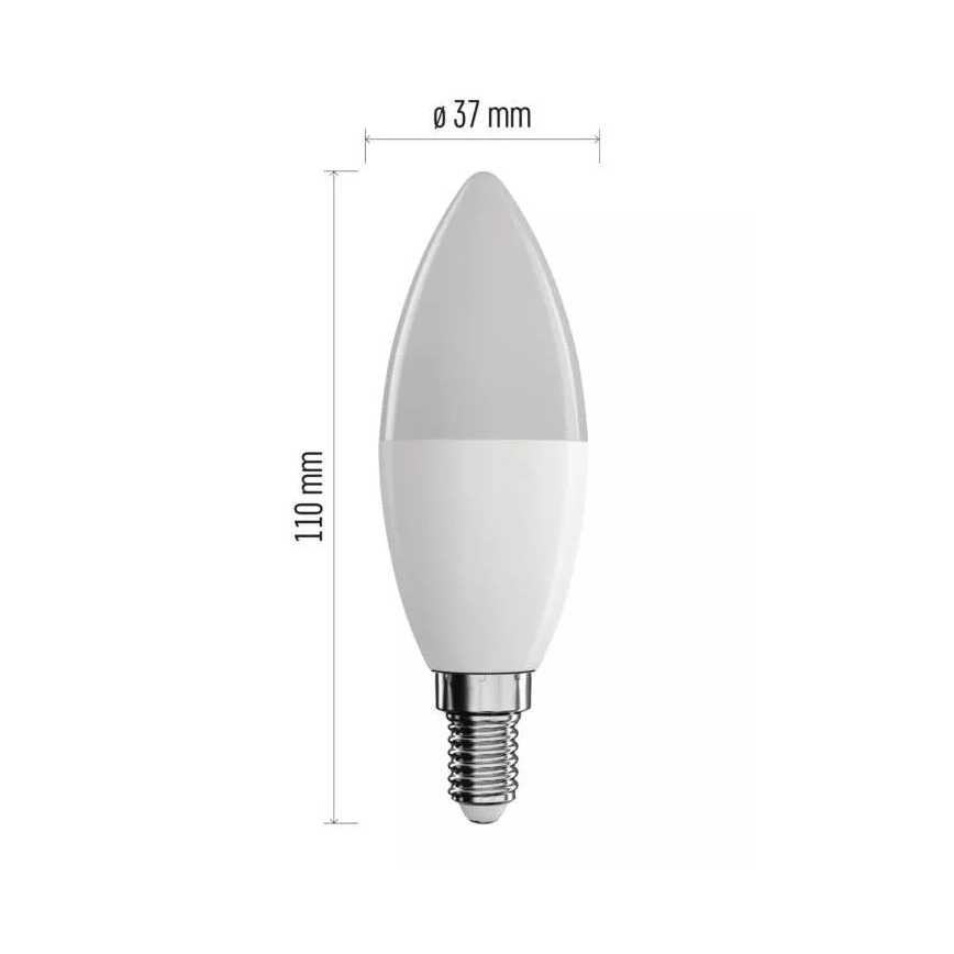 Lâmpada LED RGB com regulação GoSmart E14/4,8W/230V 2700-6500K Wi-Fi Tuya