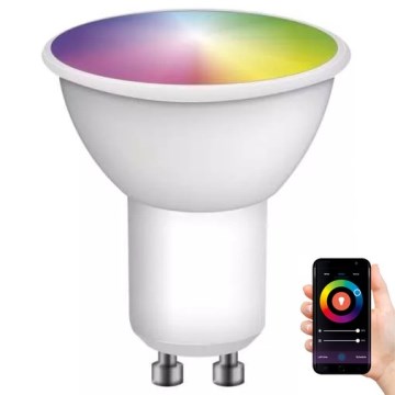 Lâmpada LED RGB com regulação GoSmart MR16 GU10/4,8W/230V 2700-6500K Tuya