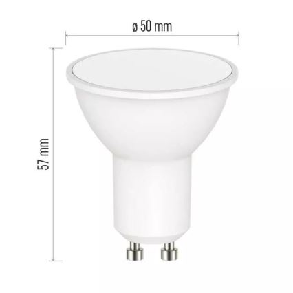 Lâmpada LED RGB com regulação GoSmart MR16 GU10/4,8W/230V 2700-6500K Wi-Fi Tuya