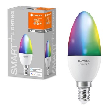 Lâmpada LED RGB com regulação SMART + E14/5W/230V 2,700K-6,500K Wi-Fi - Ledvance