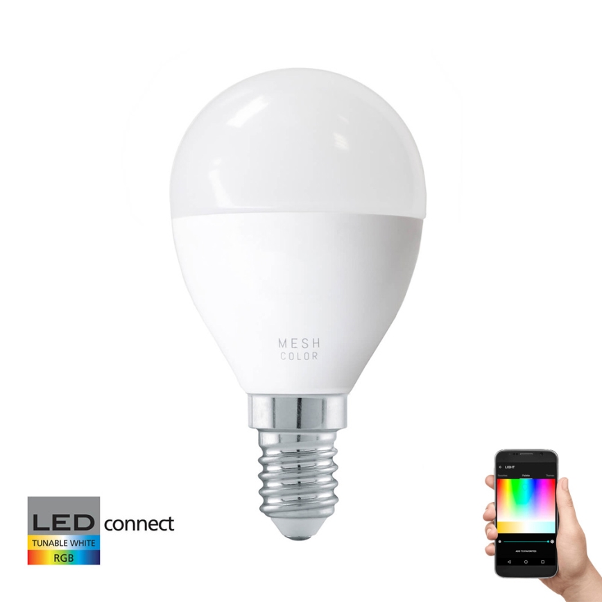 Lâmpada LED RGB CONNECT P50 E14/5W/230V 2700K - Eglo