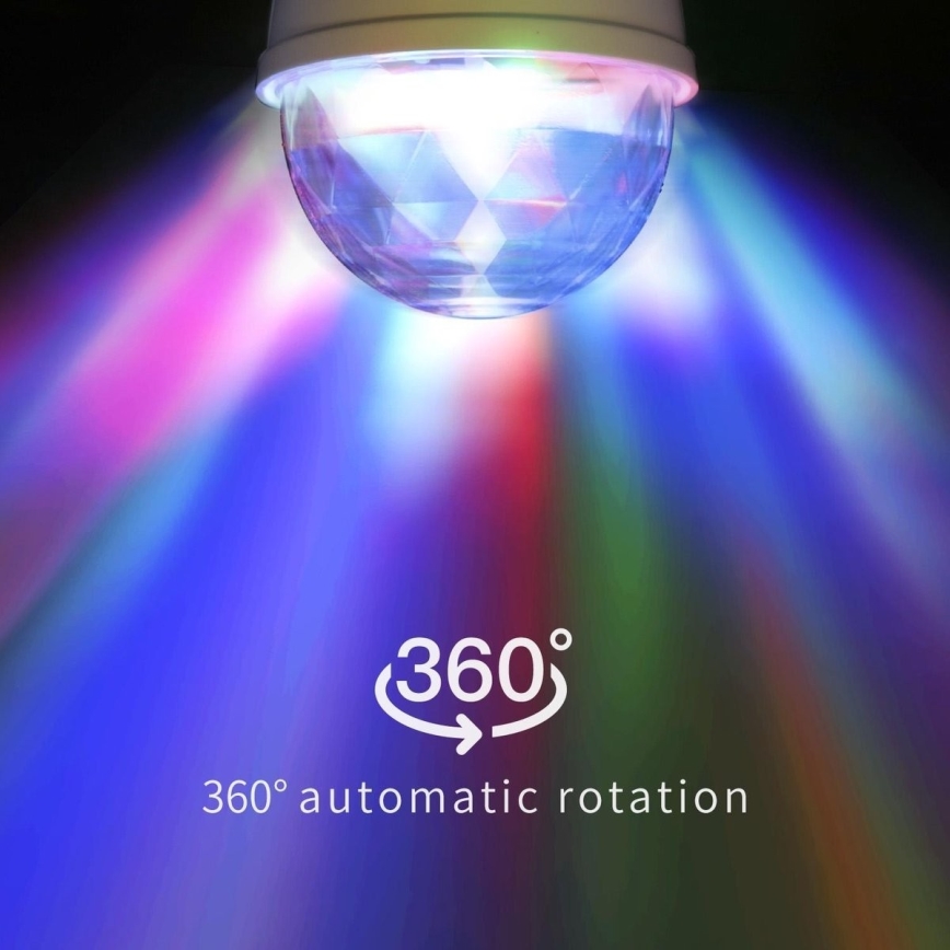 Lâmpada LED RGB E27/3W/230V - Aigostar