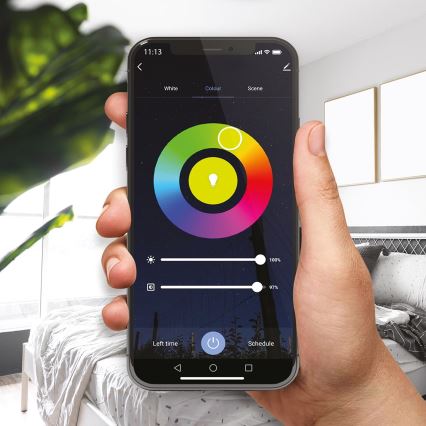 Lâmpada LED RGB Regulável GU10/5W/230V 2700-6500K Wi-Fi Tuya