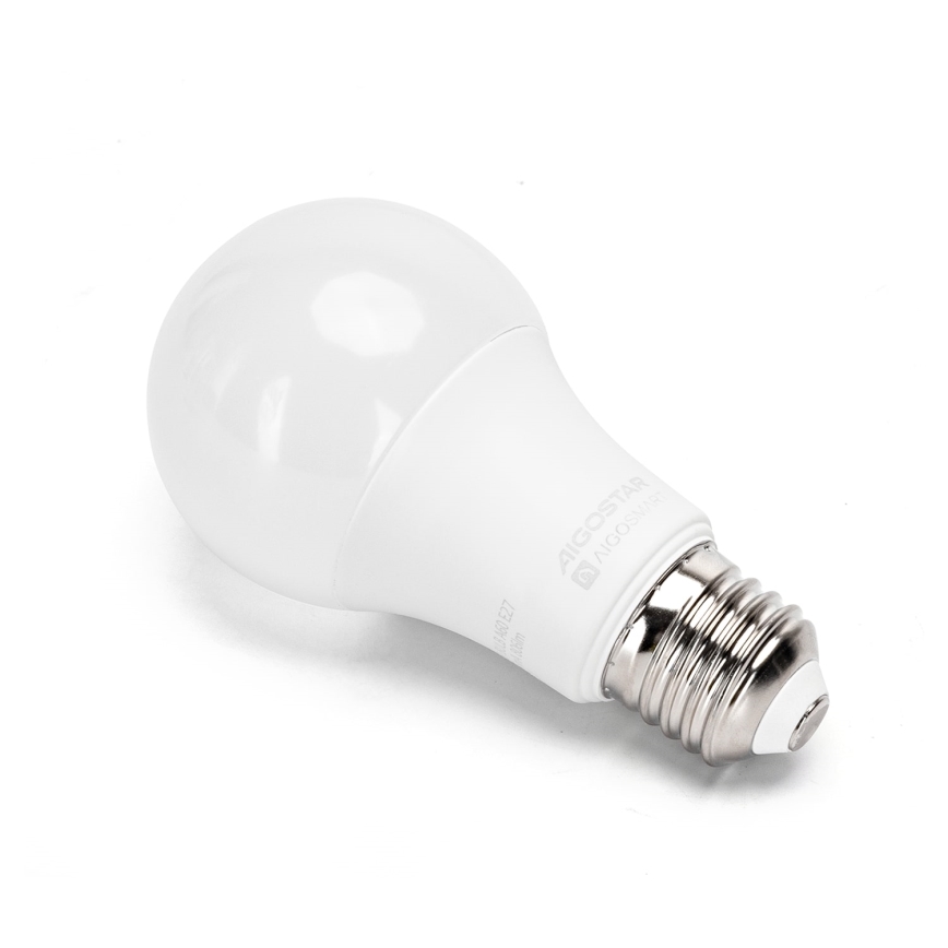 Lâmpada LED RGBW com regulação MESH Inteligente A60 E27/9W/230V 2700-6500K - Aigostar