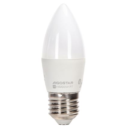 Lâmpada LED RGBW com regulação C37 E27/4,9W/230V 2700-6500K - Aigostar
