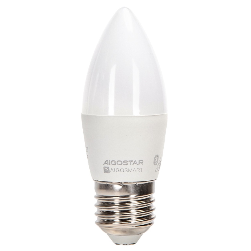 Lâmpada LED RGBW com regulação C37 E27/4,9W/230V 2700-6500K - Aigostar