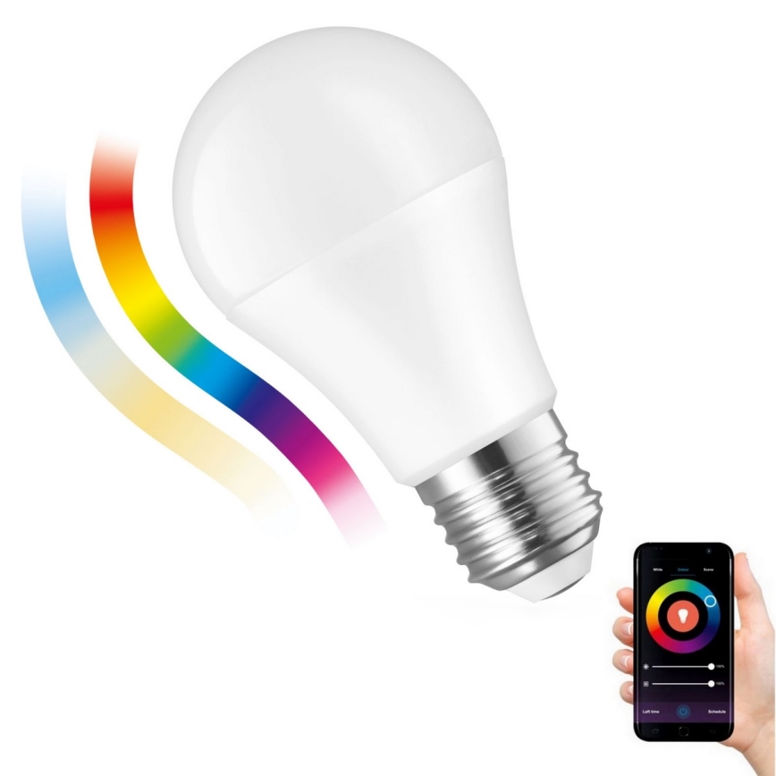 Lâmpada LED RGBW com regulação A60 E27/13W/230V 2700-6500K Wi-Fi Tuya