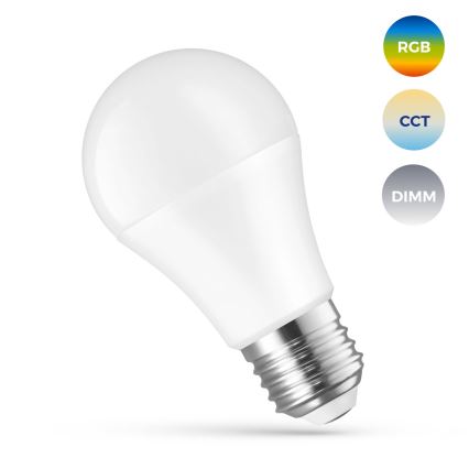 Lâmpada LED RGBW com regulação A60 E27/13W/230V 2700-6500K Wi-Fi Tuya