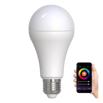 Lâmpada LED RGBW com regulação A60 E27/15W/230V 2700-6500K Wi-Fi Tuya
