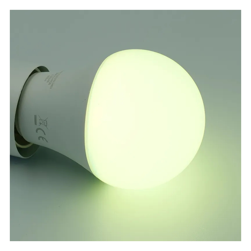 Lâmpada LED RGBW com regulação A60 E27/9W/230V 2700-6500K Wi-Fi Tuya