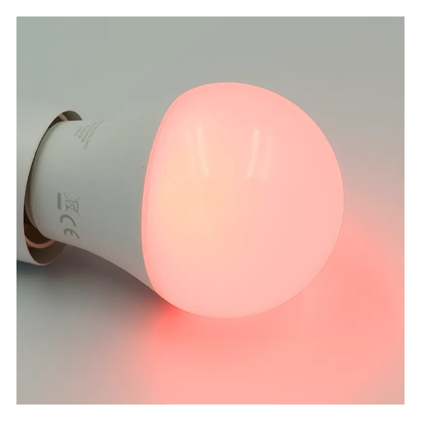 Lâmpada LED RGBW com regulação A60 E27/9W/230V 2700-6500K Wi-Fi Tuya