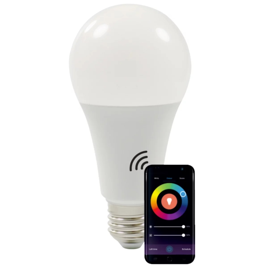 Lâmpada LED RGBW com regulação A65 E27/11W/230V 2700-6500K Wi-Fi Tuya