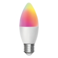 Lâmpada LED RGBW com regulação C37 E27/4,9W/230V 2700-6500K - Aigostar