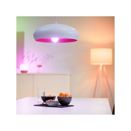 Lâmpada LED RGBW com regulação E27/8,5W/230V 3000-6500K Wi-Fi - Reality