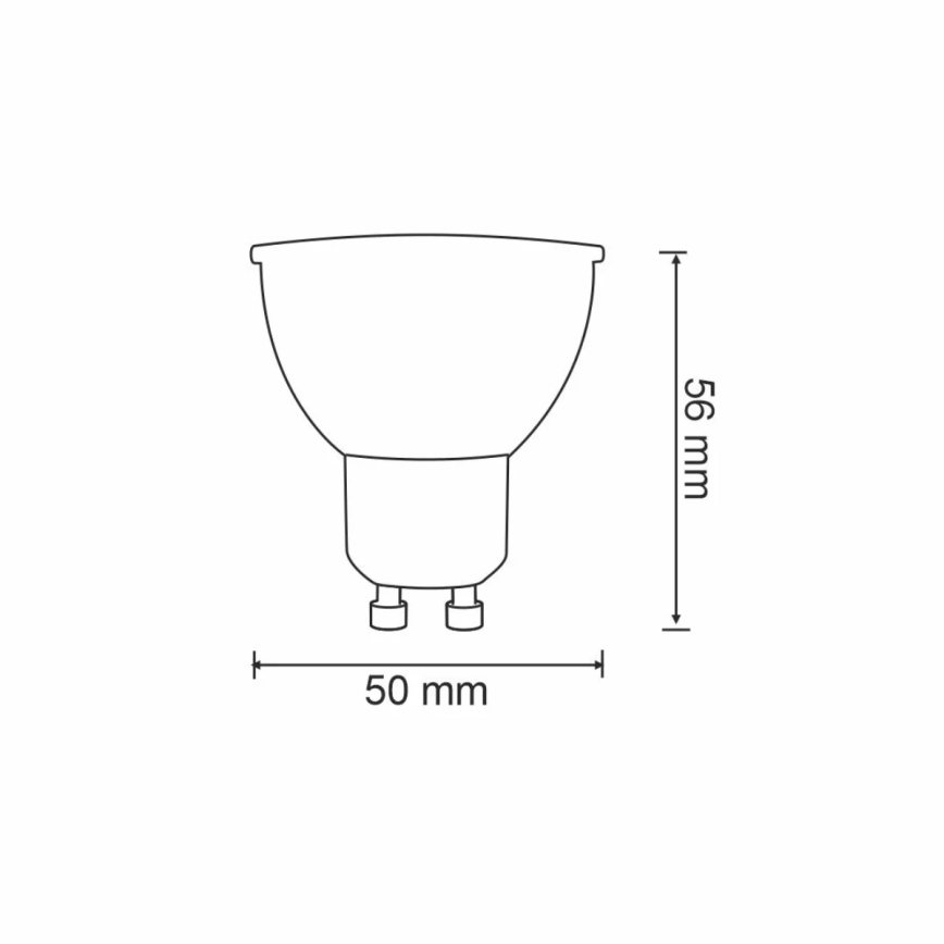 Lâmpada LED RGBW com regulação G45 GU10/5,5W/230V 2700-6500K Wi-Fi Tuya