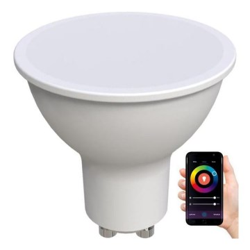 Lâmpada LED RGBW com regulação GU10/4,5W/230V 2700-6500K Wi-Fi Tuya