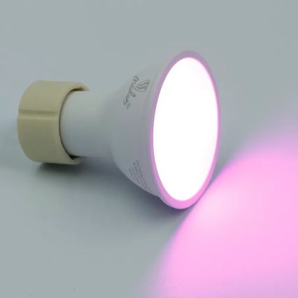 Lâmpada LED RGBW com regulação GU10/4,5W/230V 2700-6500K Wi-Fi Tuya
