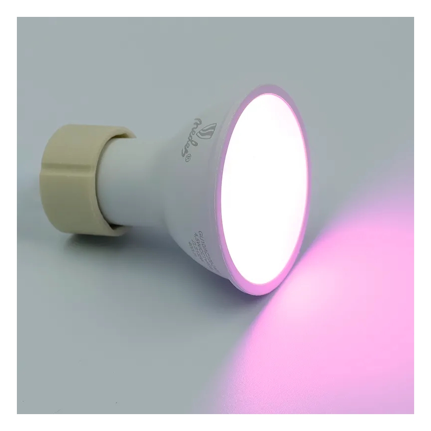 Lâmpada LED RGBW com regulação GU10/4,5W/230V 2700-6500K Wi-Fi Tuya