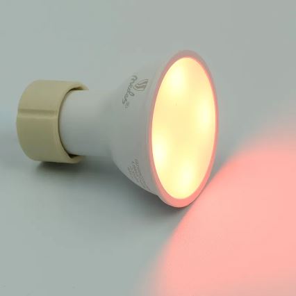 Lâmpada LED RGBW com regulação GU10/4,5W/230V 2700-6500K Wi-Fi Tuya
