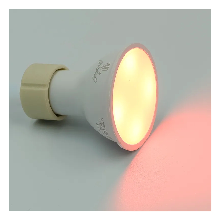 Lâmpada LED RGBW com regulação GU10/4,5W/230V 2700-6500K Wi-Fi Tuya