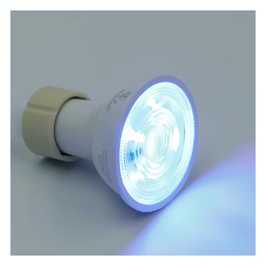 Lâmpada LED RGBW com regulação GU10/4,5W/230V 2700-6500K Wi-Fi Tuya