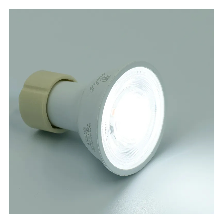 Lâmpada LED RGBW com regulação GU10/4,5W/230V 2700-6500K Wi-Fi Tuya