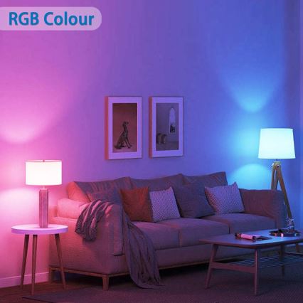 Lâmpada LED RGBW com regulação GU10/6,5W/230V 2700-6500K Wi-Fi - Aigostar