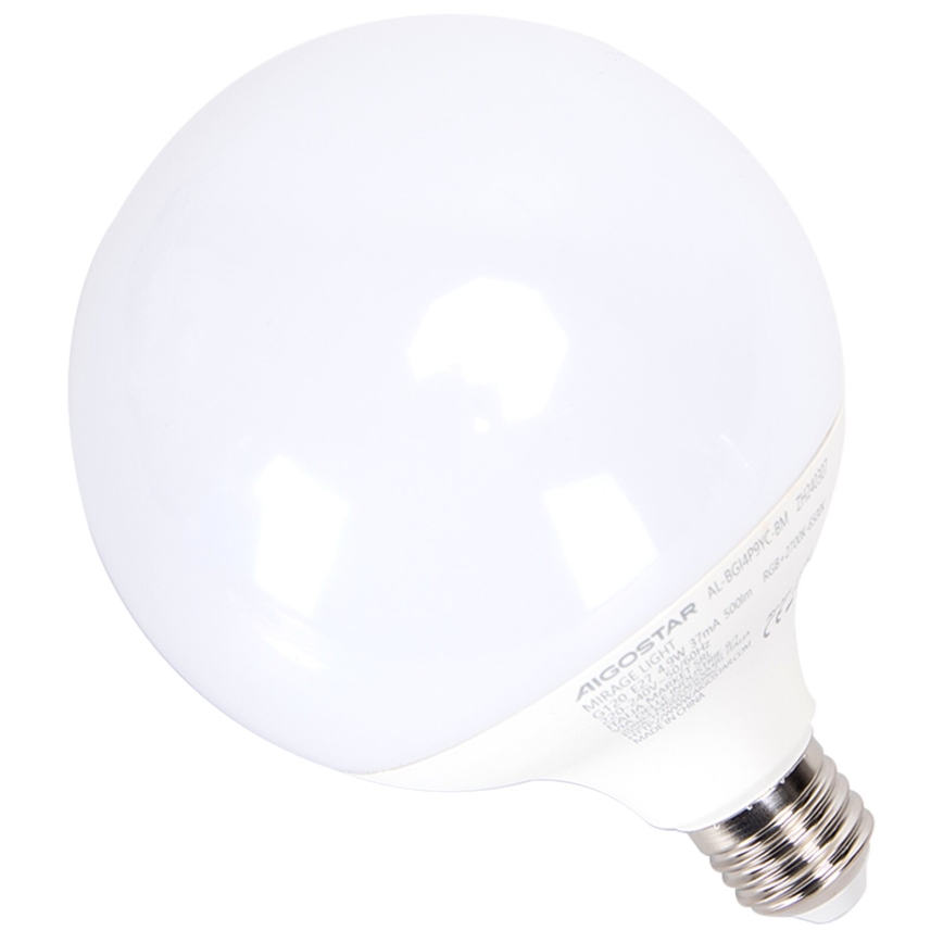 Lâmpada LED RGBW com regulação MESH G120 E27/4,9W/230V 2700-6500K + comando - Aigostar