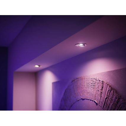 Lâmpada LED RGBW com regulação Philips Hue White And Color Ambiance GU5,3/MR16/6,3W/12V 2000-6500K