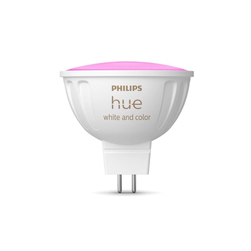 Lâmpada LED RGBW com regulação Philips Hue White And Color Ambiance GU5,3/MR16/6,3W/12V 2000-6500K