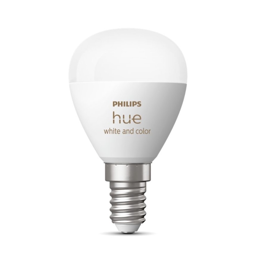 Lâmpada LED RGBW com regulação Philips Hue White And Color Ambiance P45 E14/5,1W/230V 2000-6500K