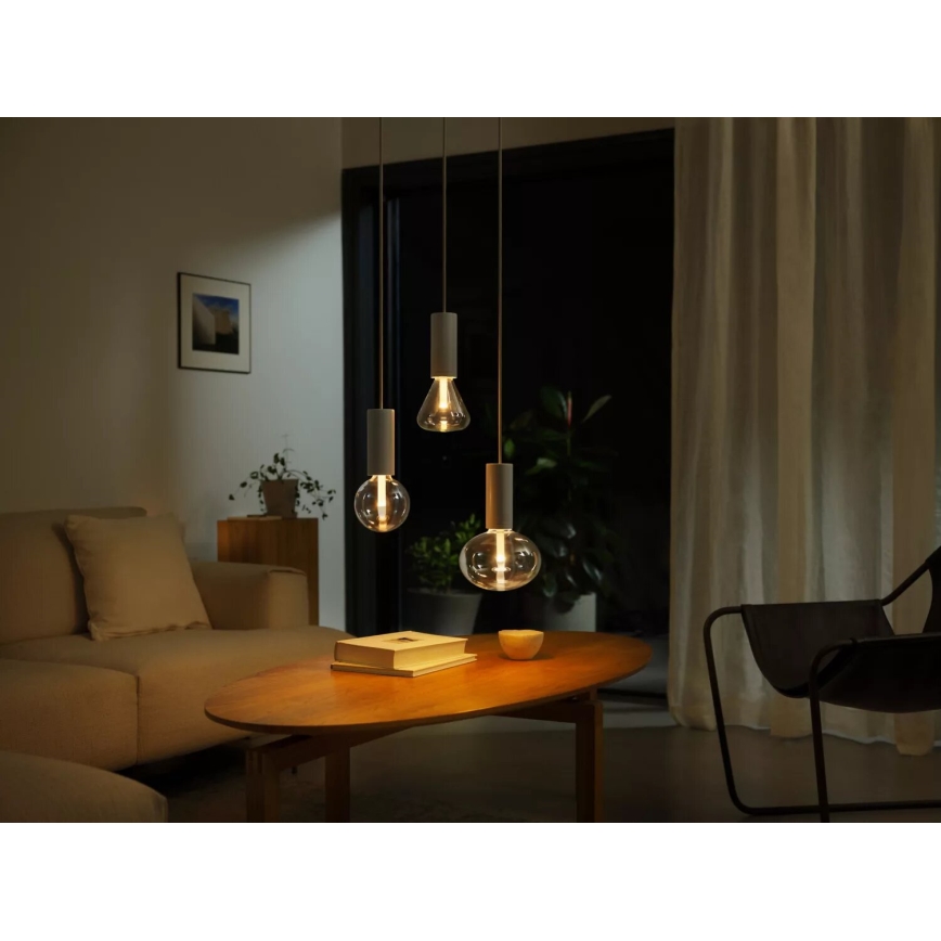 Lâmpada LED RGBW com regulação Philips Hue White And Color Ambiance G125 E27/6,8W/230V 2000-6500K