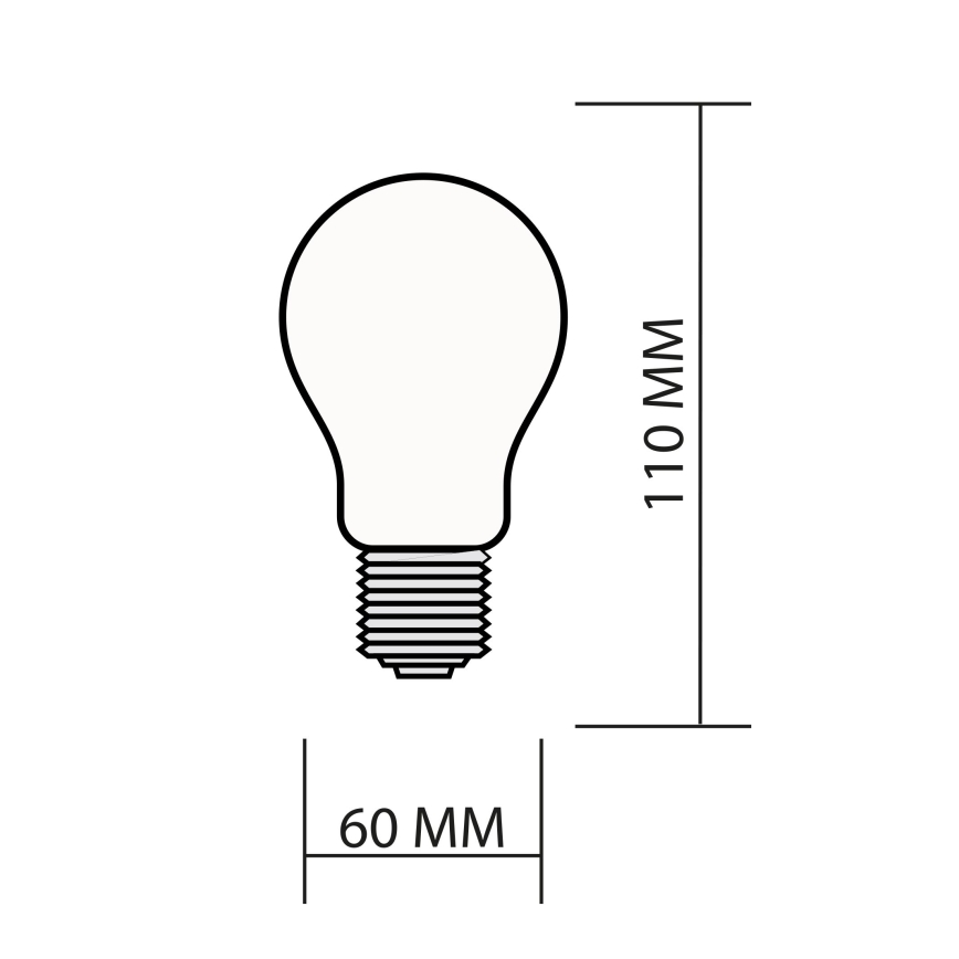 Lâmpada LED RGBW com regulação SMART A60 E27/8,5W/230V 4000K + comando
