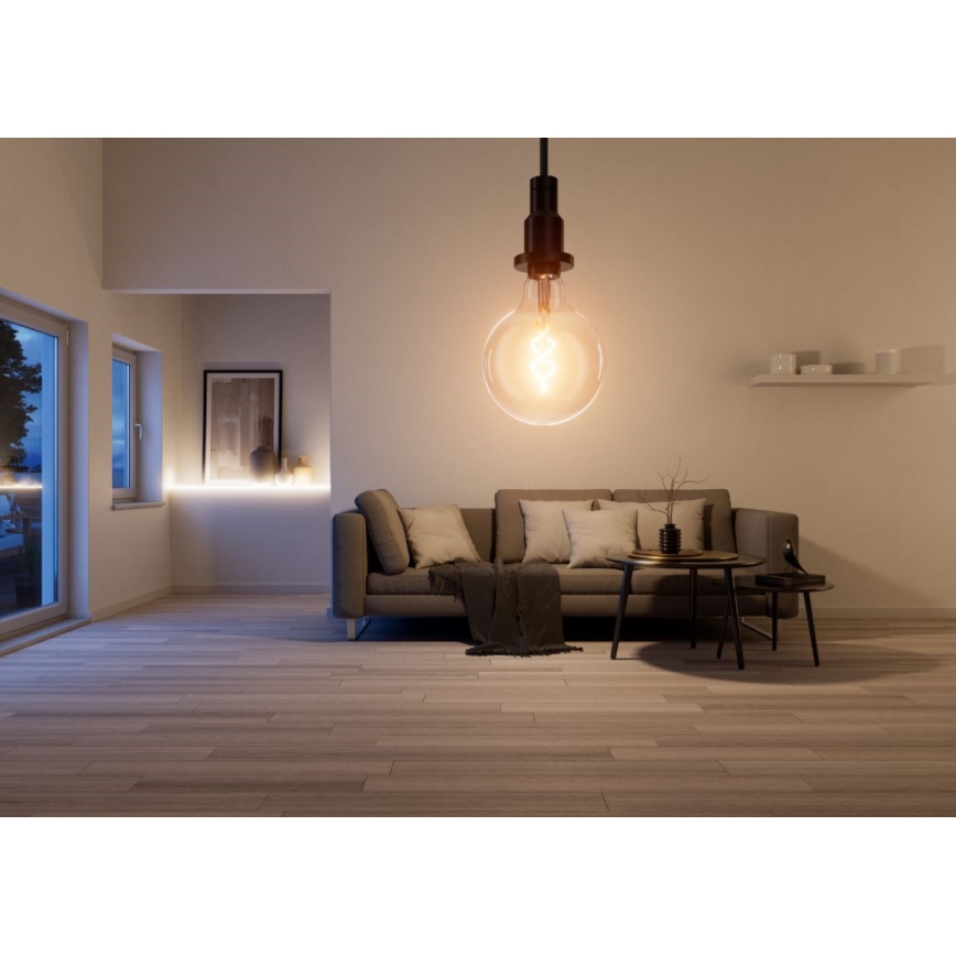 Lâmpada LED RGBW com regulação SMART+ FILAMENT E27/4,8W/230V 2700-6500K Wi-Fi - Ledvance