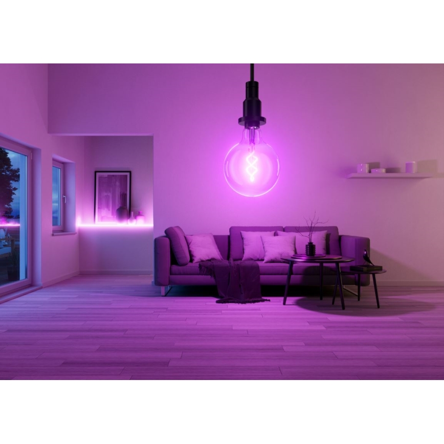 Lâmpada LED RGBW com regulação SMART+ FILAMENT E27/4,8W/230V 2700-6500K Wi-Fi - Ledvance