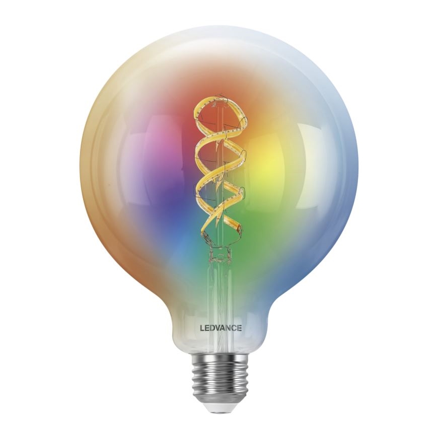 Lâmpada LED RGBW com regulação SMART+ FILAMENT E27/4,8W/230V 2700-6500K Wi-Fi - Ledvance