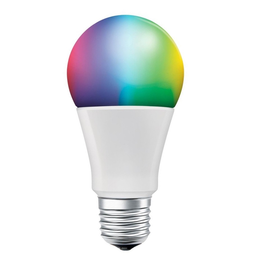 Lâmpada LED RGBW com regulação SMART + E27/9W/230V 2700K-6500K Wi-Fi - Ledvance