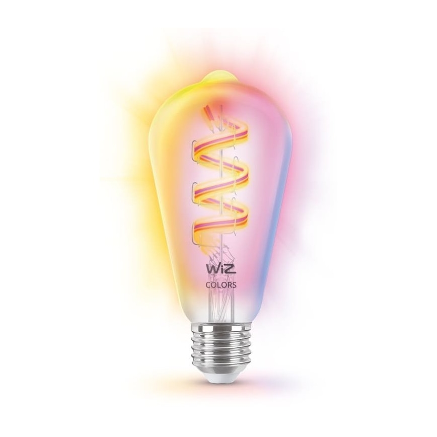 Lâmpada LED RGBW com regulação ST64 E27/6,3W/230V 2200-6500K Wi-Fi - WiZ