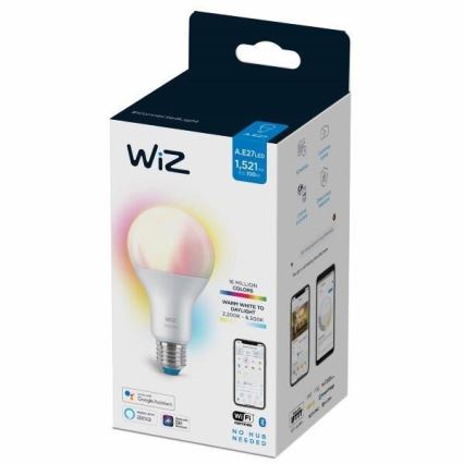 Lâmpada LED RGBW regulável A67 E27/13W/230V 2200-6500K CRI 90 Wi-Fi -WiZ