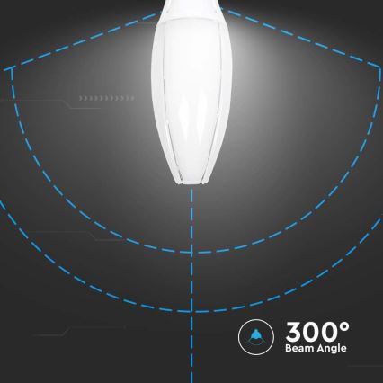 Lâmpada LED SAMSUNG CHIP E40/60W/230V 4000K