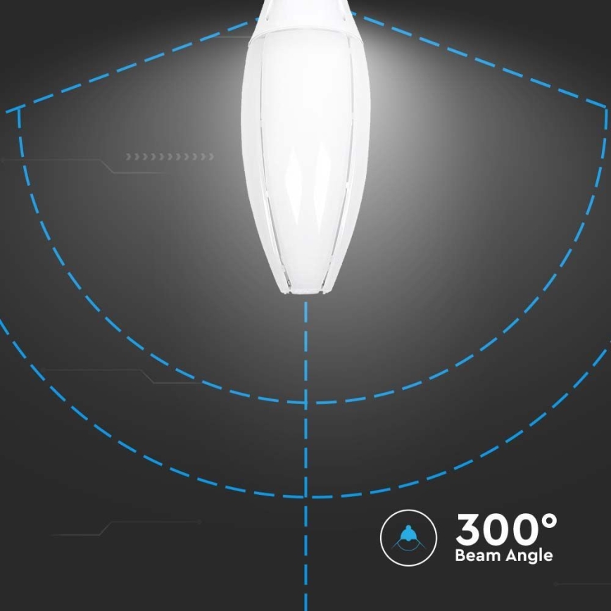 Lâmpada LED SAMSUNG CHIP E40/60W/230V 4000K