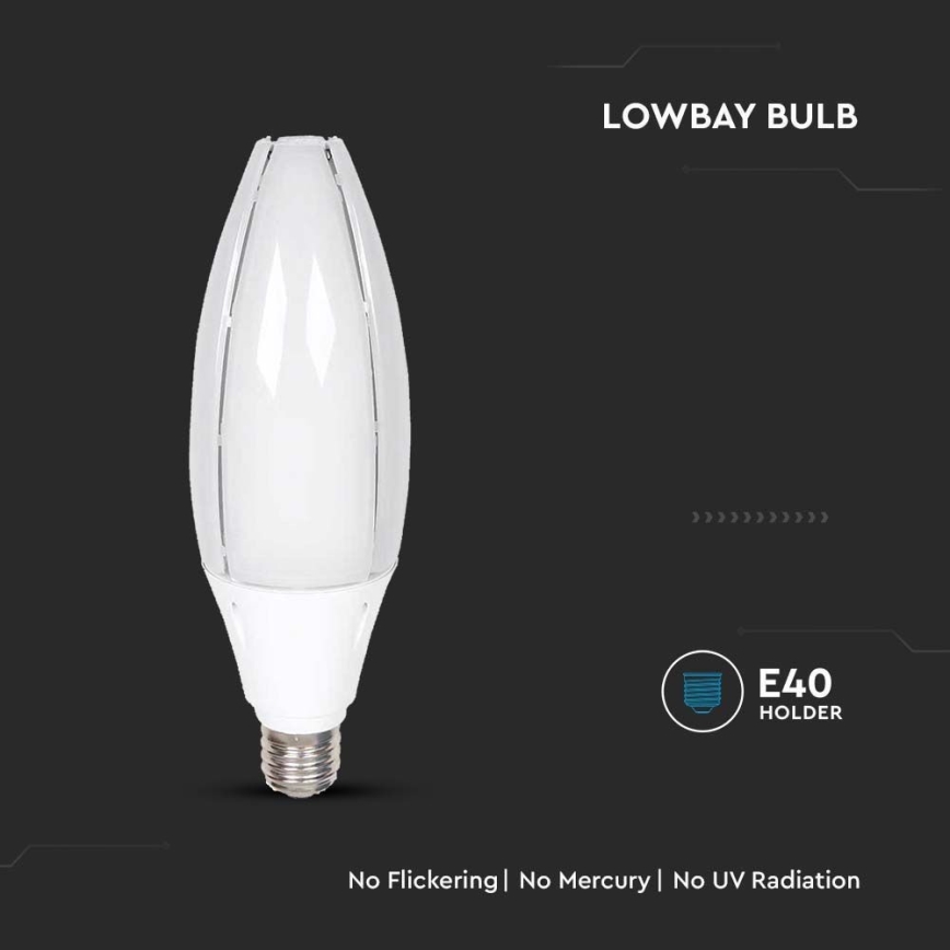 Lâmpada LED SAMSUNG CHIP E40/60W/230V 6500K