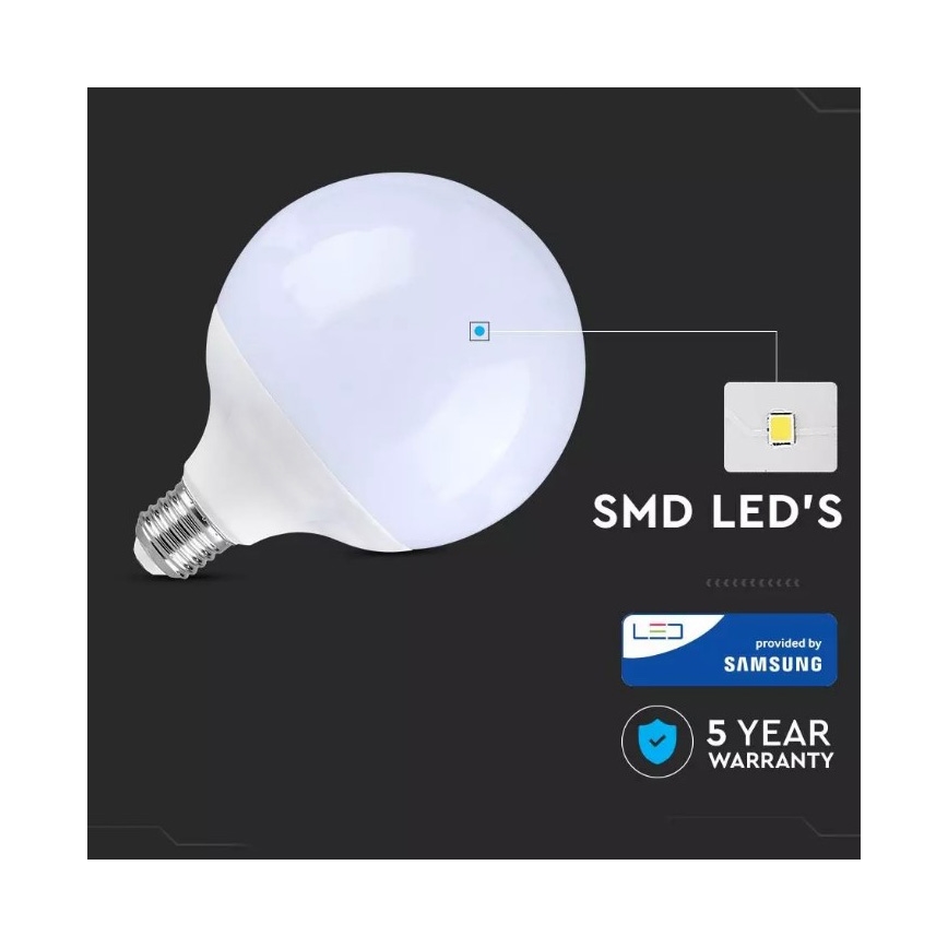 Lâmpada LED SAMSUNG CHIP G120 E27/18W/230V 6400K